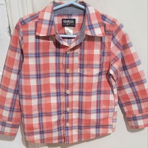 Toddler Boy Plaid Shirt